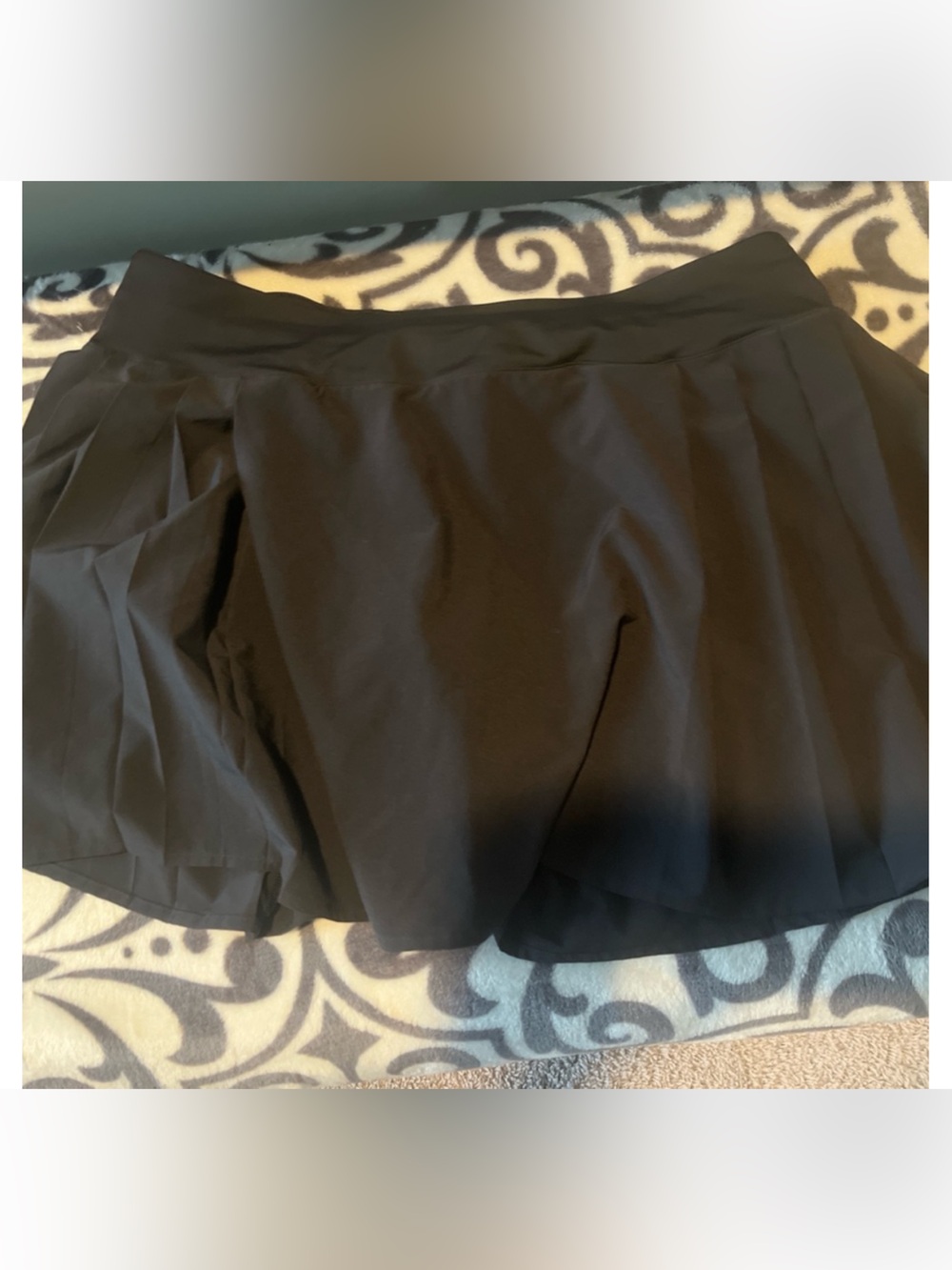 lululemon athletica Black Athletic Skort sz 10